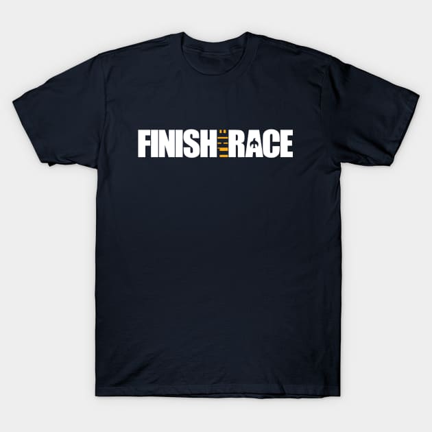 Finish the Race T-Shirt by JWDesigns